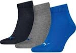Puma Quarter Plain 3er Pack Socken, blau 8720245637657