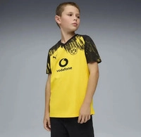 Puma 946438_01, Puma BVB Home Replica Junior with Sponsor Kinder T-Shirt, gelb