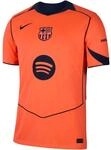 Nike FC Barcelona 2025/26 Stadium Third Dri-Fit Total 90 Replica Herren Trikot, rot