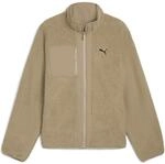 Puma Reversible Hybrid Sherpa Herren Jacke, braun 4069157413947