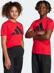 Adidas Sportswear KRJ94_JC9664, Adidas Sportswear Essentials Kinder T-Shirt, rot, Gr.