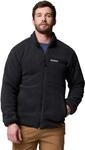 Columbia Rugged Ridge High Pile Full Zip Herren Rollkragenpullover, schwarz, Gr. M