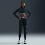 Nike CZ9779_390, Nike Pro Mid-Rise Mesh-Paneled Damen Tights, gr&uuml;n female
