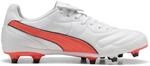 Puma KING Liga FG/AG Nockenschuhe, wei&szlig;, Gr&ouml;&szlig;e 46 &frac12; 4069156656765