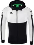 Erima Six Wings mit Kapuze Kapuzensweater, schwarz 4062075102429