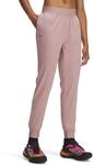 Under Armour Rival Hi Rise Woven Damen Trainingshose, pink 198632606216