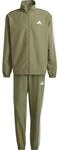 Adidas Sportswear Basic 3-Streifen Woven Herren Jogginganzug, gr&uuml;n 4067901509663