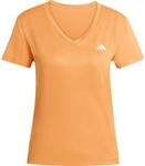 Adidas Workout Essentials V-Neck Damen T-Shirt, orange, Gr. S 4068822167321