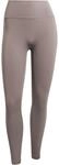 Adidas Optime Workout 3-Stripes 7/8 Damen Tights, braun 4068821301269
