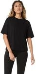 Asics Spiral Embroidery Relaxed Damen T-Shirt, schwarz 4571633453281