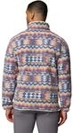 Columbia Helvetia II Printed Half Snap Fleece Herren Rollkragenpullover, wei&szlig;