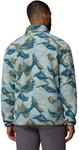Columbia Helvetia II Printed Half Snap Fleece Herren Rollkragenpullover, gr&uuml;n