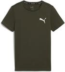 Puma Active Small Logo Jungen T-Shirt, gr&uuml;n 4067981026630