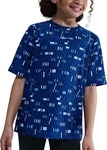 Nike HV0204_480, Nike Multi Dri-Fit Kinder Kapuzensweater, blau