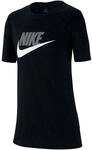 Nike Sportswear Cotton Jungen T-Shirt, schwarz 193656258397