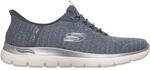 Skechers Arch Fit Summits - Soft Shimmer Damen Slipper, blau, Gr&ouml;&szlig;e 37...