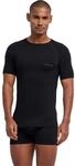Falke Wool-Tech Light Shortsleeved Herren Unterhemd, schwarz 4067112219832