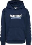 Hummel Jr Logo Kinder Kapuzensweater, blau 5715688157568