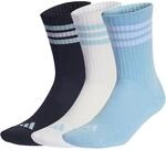 Adidas 3-Stripes Cushioned Sportswear Crew Socks 3er-Pack Socken, blau 4068819671732