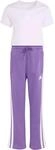 Adidas Essentials T-Shirt SET M&auml;dchen Jogginganzug, lila 4068821295346