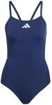 Adidas Performance Ripstream Team Thin Straps C-Back Swimsuit Damen Badeanzug, blau,