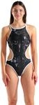 Arena One Lacquer One Piece Damen Schwimmanzug, schwarz 3468337638056