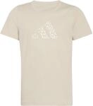 Adidas Animal Print Graphic M&auml;dchen T-Shirt, braun 4068814037649