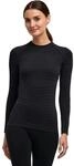 Falke Maximum Warm Longsleeved Damen Unterhemd, schwarz 4067112350870