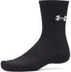 Under Armour Performance Cotton 3p Crw Socken, schwarz 198634144051