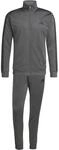 Adidas Sportswear Basic 3-Streifen Herren Jogginganzug, grau 4068822622066