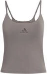 Adidas Optime Integrated Light-Support Sport-BH Damen Top, braun 4068815342933