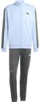 Adidas Sportswear Basic 3-Streifen French Terry Herren Jogginganzug, blau
