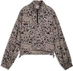 Puma Essentials Graphic Animal Relaxed AOP Woven Half-Zip Damen Jacke, braun