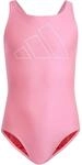Adidas Performance BIG Bars Swimsuit M&auml;dchen Badeanzug, rosa 4067901724509