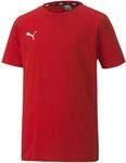 Puma TeamGOAL 23 Casuals Tee Kinder T-Shirt, rot 4062451187682