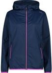 CMP Rain Fix Hood Damen Regenmantel, blau 8059342102240