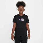 Nike Paris Saint Germain Swoosh Kinder T-Shirt, schwarz 197600035485
