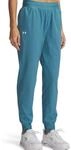 Under Armour Rival Hi Rise Woven Damen Trainingshose, blau 198634291113