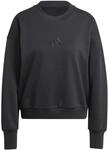 Adidas ALL SZN Fleece Loose Damen Sweatshirt, schwarz 4067894488013