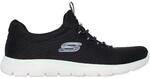 Skechers Summits - Summer Blush Damen Slipper, schwarz, Gr&ouml;&szlig;e 42 198376891602