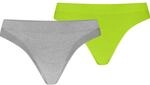 Puma 3D Knit Sport Strings 2er-Pack Damen Bikinihose, grau 8720245747783