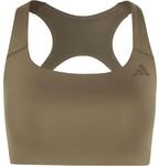Adidas Optime Workout Medium Support Damen Sport-BH, braun 4069993401726