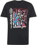Adidas Messi FUN Graphic T-Shirt Herren T-Shirt, schwarz 4069993300388