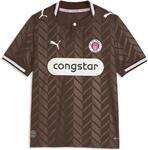 Puma FC St. Pauli Home Replica Kinder T-Shirt, braun 4070032880402