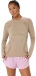 Asics Road Seamless Damen Longsleeve, schwarz 4571633985355