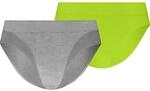 Puma 3D Knit Sport Briefs 2er-Pack Damen Unterhose, grau 8720245747493