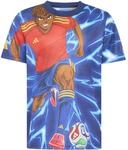 Adidas Lamine Yamal 26 Anime Kinder T-Shirt, blau 4069998074895