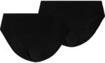 Puma Invisible Cotton Briefs 2er-Pack Damen Unterhose, schwarz 8720245755085