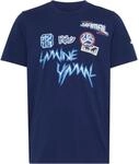 Adidas Lamine Yamal 26 Anime Graphic Kinder T-Shirt, blau 4069998243772