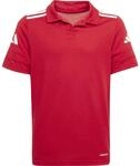 Adidas Squadra25 Cotton Kinder Poloshirt, rot 4068801383452